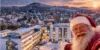 Weihnachtsmann vor GGEW-Gebäude
