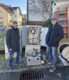 Glasfaserausbau in Lautertal. Ein Schaltkasten ist zu sehen.