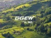 Bergsträßer Landschaft, davor das Logo der GGEW net