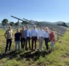 V.l.n.r.: Jörg Werner (Gemeinderat Laudenbach), Moritz Koch (Junior Projektentwickler/Projektakquisiteur GGEW), Steffen Hundemer (Teamleiter Projektentwicklung & Akquisition PV- und Windenergieprojekte GGEW), Florian Grob (Bereichsleiter Erneuerbare Energien GGEW), Carsten Hoffmann (Vorstand GGEW), Benjamin Köpfle (Bürgermeister Laudenbach), Cornelia Baumgärtner (Klimaschutzmanagerin Laudenbach), Ulrike Schweizer (Gemeinderätin Laudenbach)